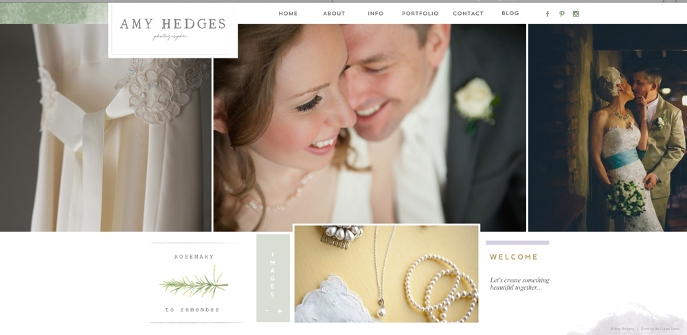 A. Hedges new Website.