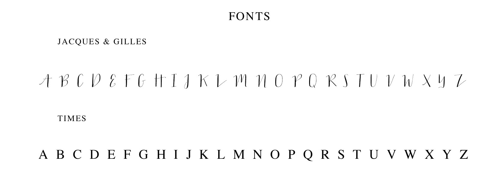 fonts